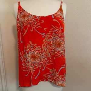 Fun flower print tank